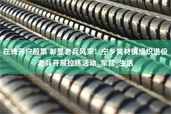 在线开户股票 彰显老兵风采！宁乡黄材镇组织退役老兵开展拉练活动_军营_生活